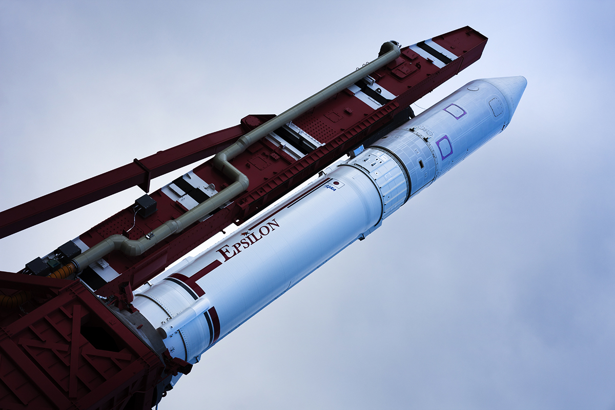 Canon EOS-1Ds Mark3で撮影したロケットの写真。
